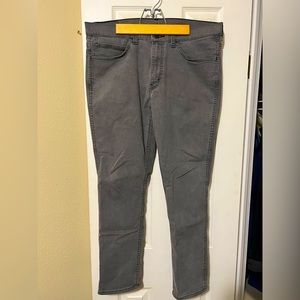 Levi’s 511 slim-fit black label denim.